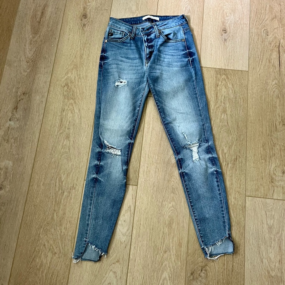 Distressed KanCan Skinny Jeans